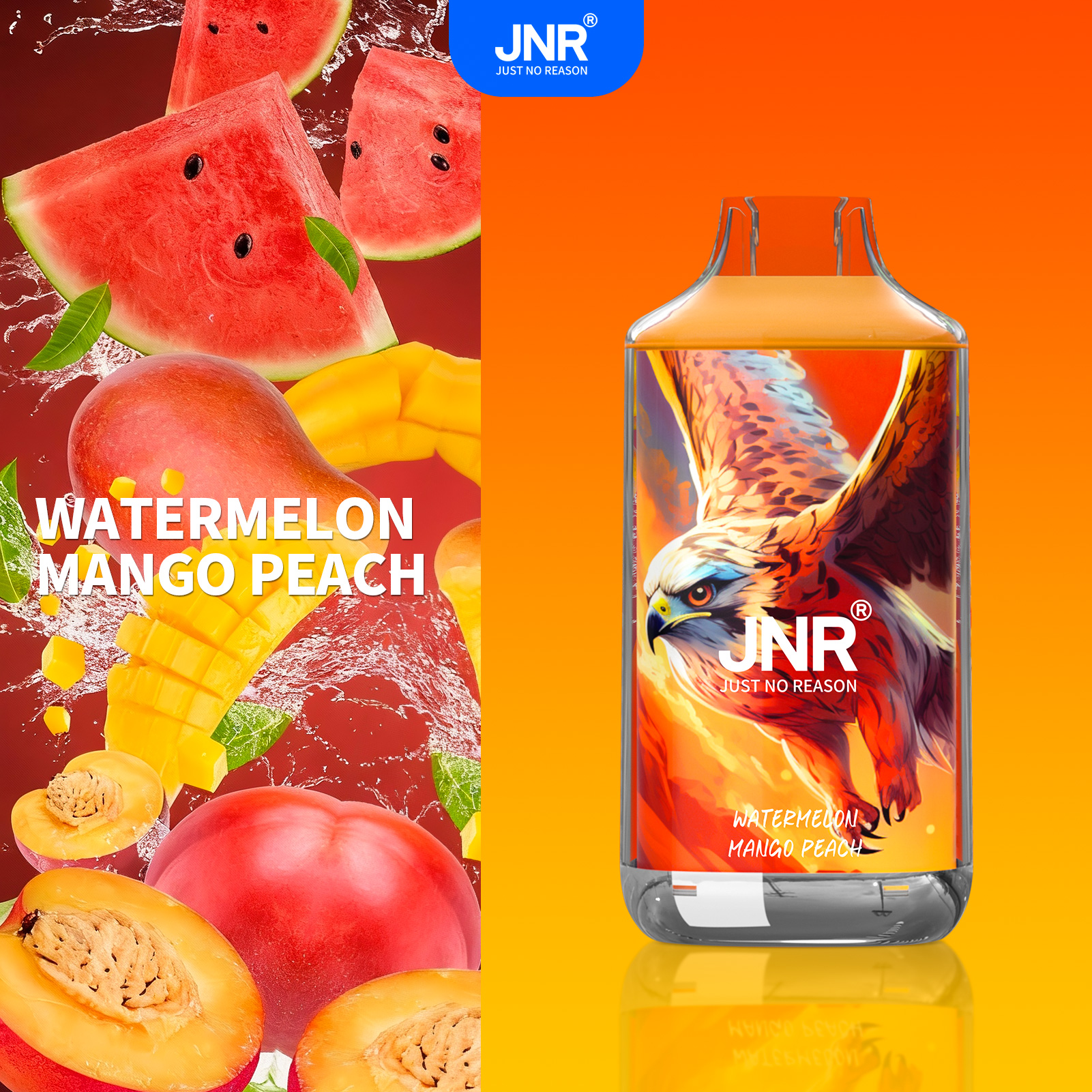 Watermelon Mango Peach - JNR Falcon 16000 Puffs