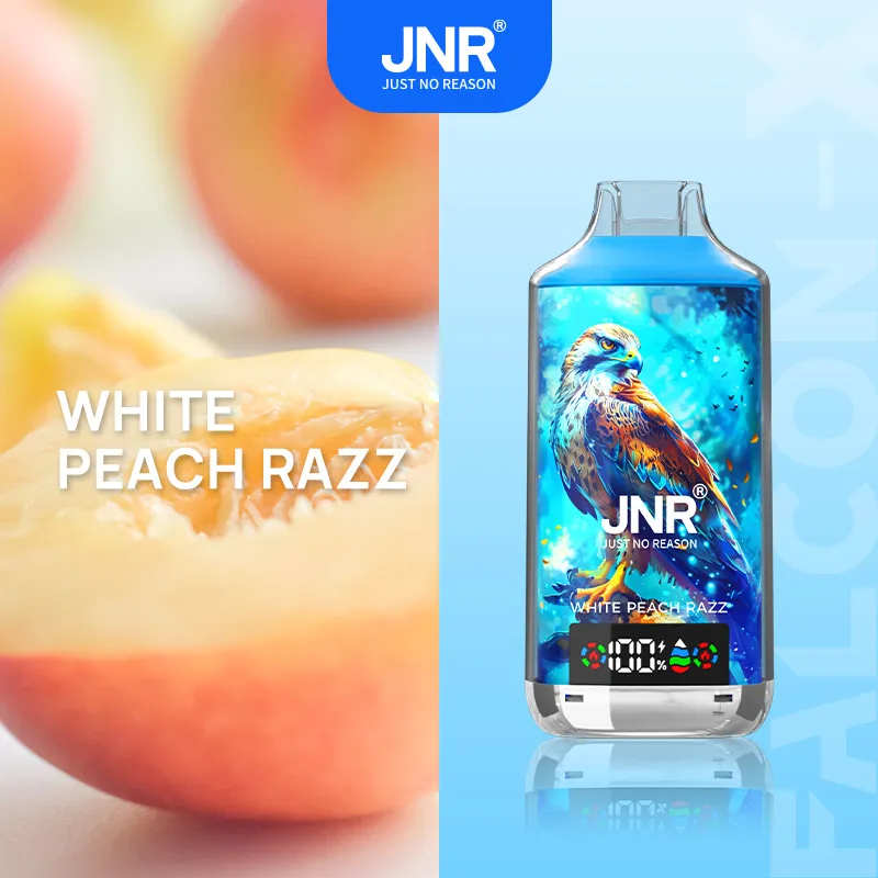 White Peach Razz - JNR Falcon-X 18000 Puffs