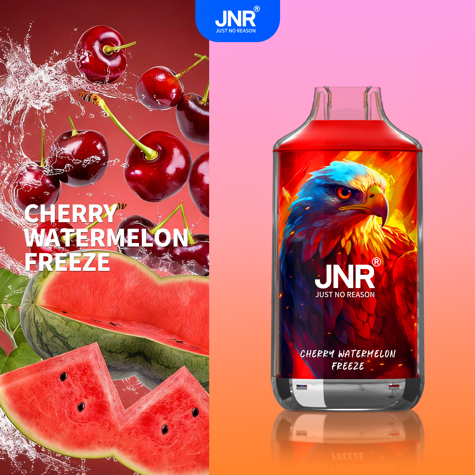 Fn34 Cherry Watermelon Freeze - JNR Falcon 16000 Puffs