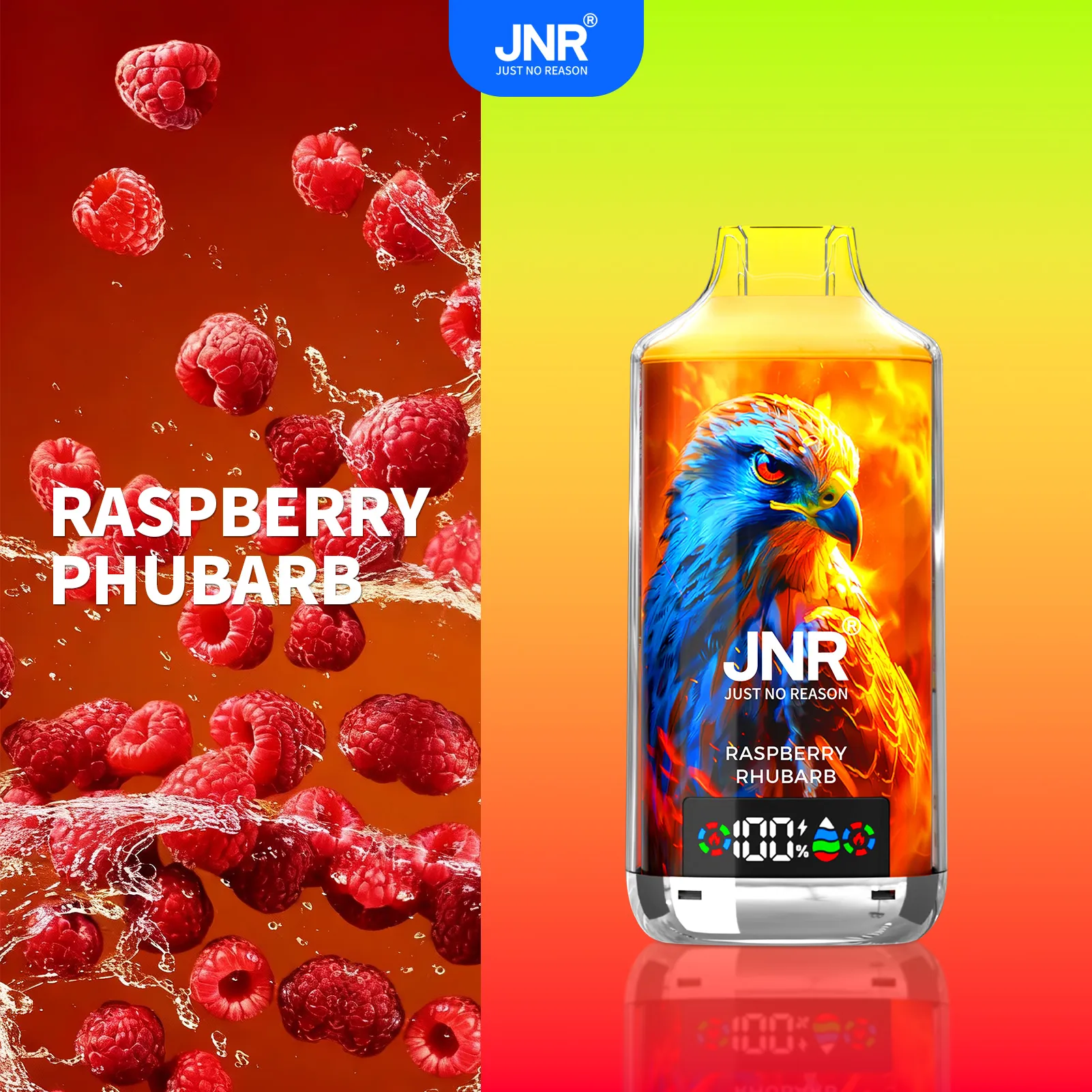 Raspberry Rhubarb - JNR Falcon-X 18000 Puffs