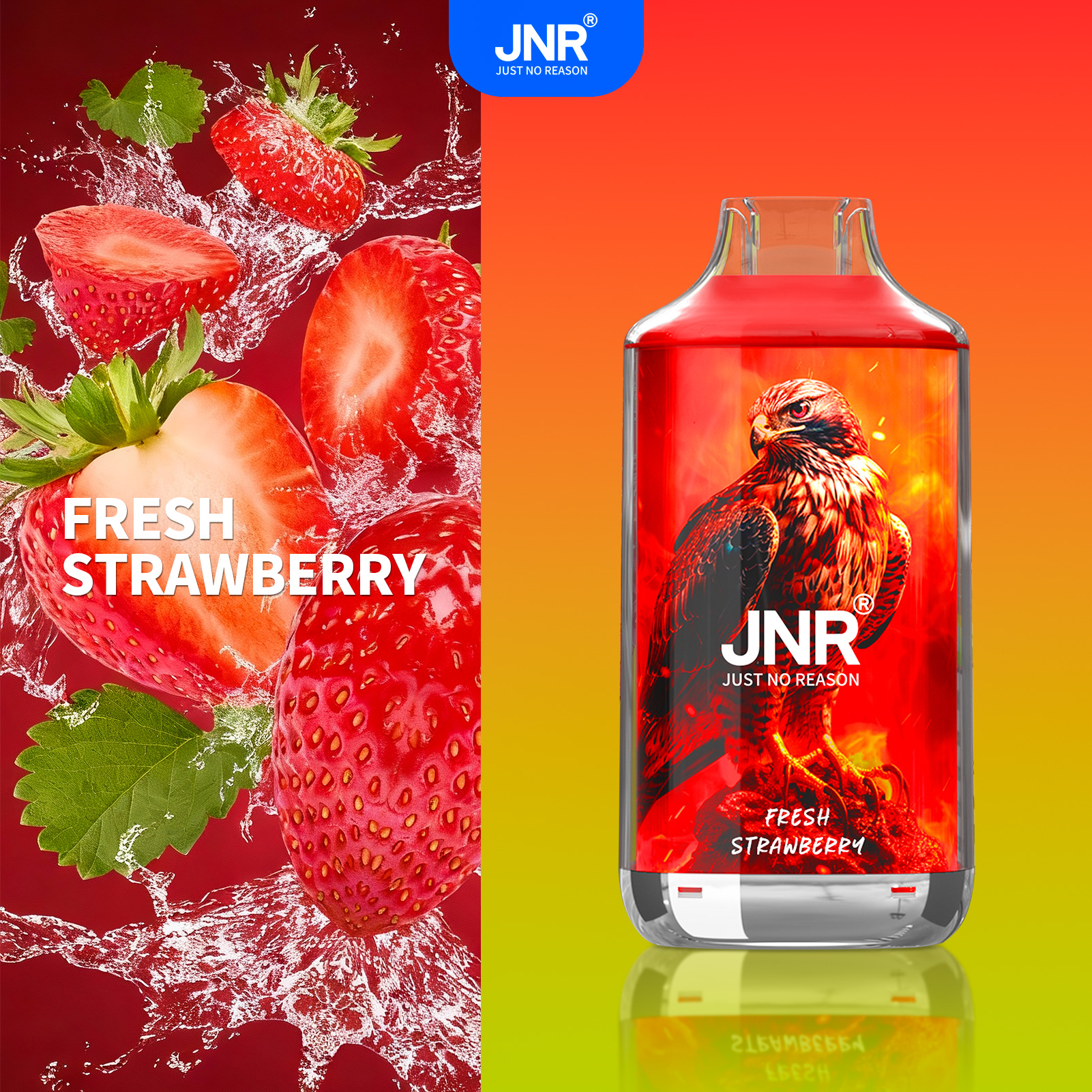Fn53 Fresh Strawberry - JNR Falcon 16000 Puffs